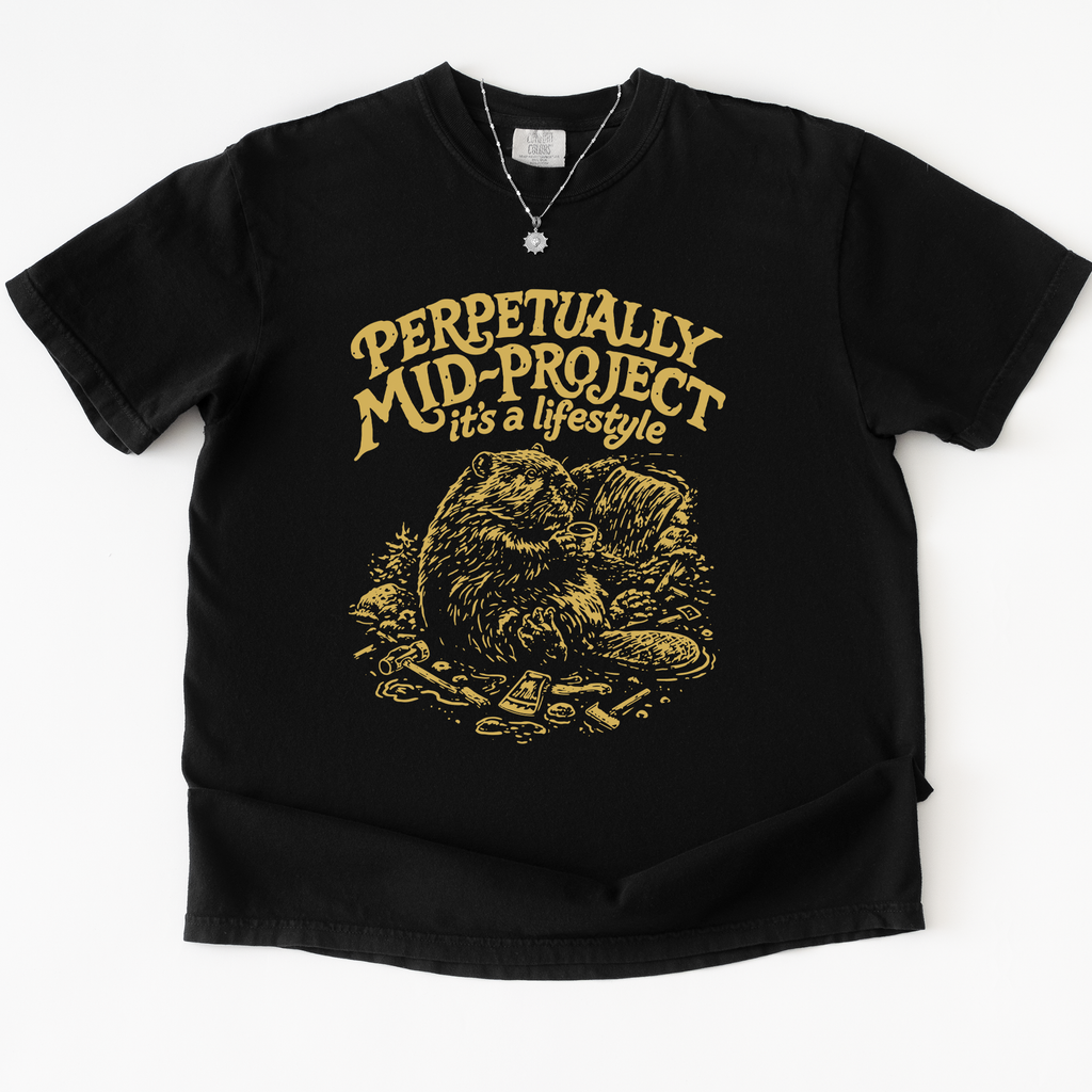 Perpetually Mid-project T-shirt