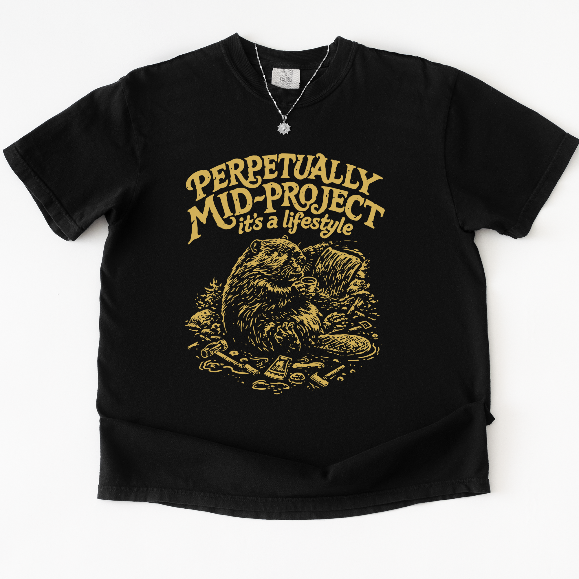 Perpetually Mid-project T-shirt