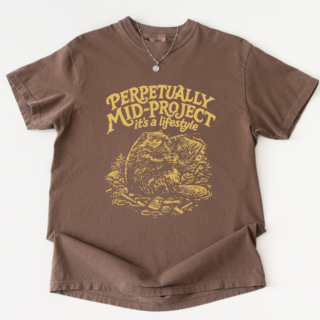 Perpetually Mid-project T-shirt