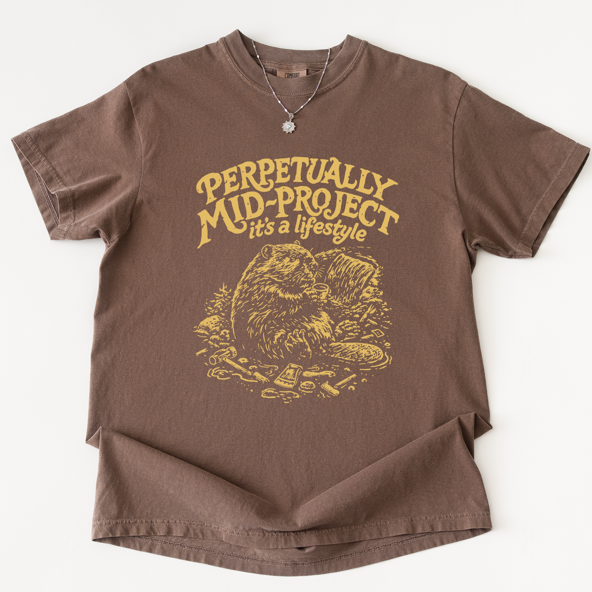 Perpetually Mid-project T-shirt
